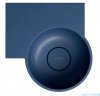 Omnires Ovo M+ umywalka nablatowa/wisząca lewa 33x34 cm midnight blue mat OVO335UWLMB